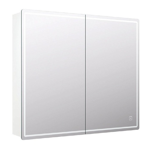 Зеркальный шкаф VIGO Geometry 800х800 мм с подсветкой с сенсорным включением