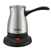 Кофеварка турка электрическая Kitfort КТ-7131 черная/серебро