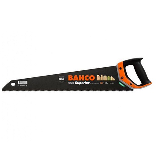 Ножовка по дереву Bahco 550 мм 9-10 зуб/дюйм средний зуб Ножовка по дереву Bahco 550 мм 9-10 зуб/дюйм средний зуб