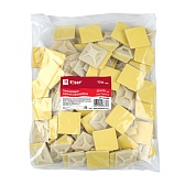 Площадка для крепления стяжек EKF PROxima 30х30 мм самоклеящаяся белая (100 шт.) (plc-30х30)