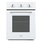 Духовой шкаф газовый встраиваемый Krona Stretto 45 WH 447 мм белый