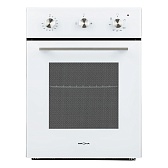 Духовой шкаф газовый встраиваемый Krona Stretto 45 WH 447 мм белый