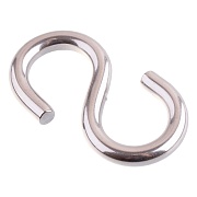 Крюк s-образный ассиметричный d5 мм нержавеющая сталь (2 шт.)