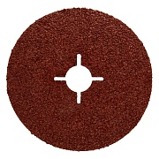 Круг фибровый шлифовальный по металлу Sait 125х22 мм P36 со шлицами