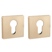 Ключевина Fuaro SSG-39 квадратная розетка сатинированное золото (45843) Ключевина Fuaro SSG-39 квадратная розетка сатинированное золото (45843)