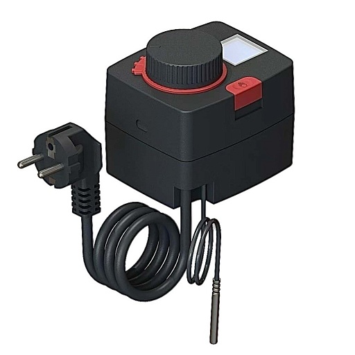 Сервопривод с электронным термостатом 5-90°С и дисплеем Flamco MFR нормально закрытый 220 В (A66341.37)