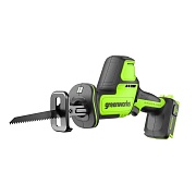 Пила сабельная аккумуляторная Greenworks GPT-CRS-25 24 В без АКБ и ЗУ (1200507)