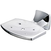 Мыльница для ванной WasserKraft Wern K-2500 с держателем металл хром (K-2569) Мыльница для ванной WasserKraft Wern K-2500 с держателем металл хром (K-2569)