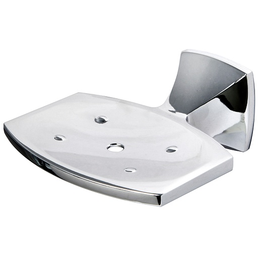 Мыльница для ванной WasserKraft Wern K-2500 с держателем металл хром (K-2569)