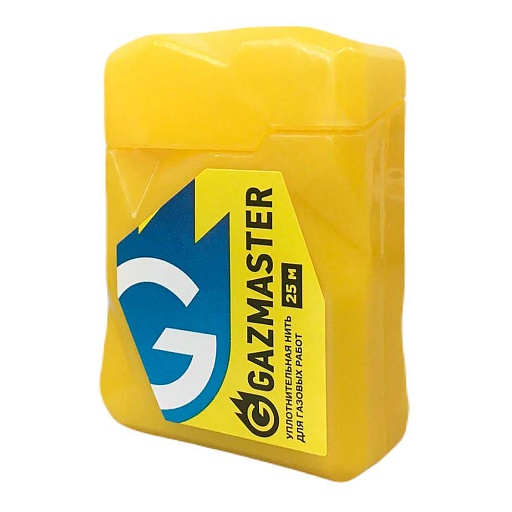 Нить для герметизации резьбы Gazmaster полимерная 25 м Нить для герметизации резьбы Gazmaster полимерная 25 м