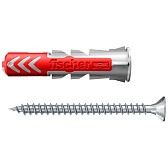 Дюбель универсальный Fischer DuoPower 8x40 мм нейлон с шурупом (50 шт.) Дюбель универсальный Fischer DuoPower 8x40 мм нейлон с шурупом (50 шт.)