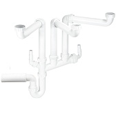 Сифон для мойки McAlpine 1 1/2х40 мм без выпуска с соединением 40 мм (SSK3-50) Сифон для мойки McAlpine 1 1/2х40 мм без выпуска с соединением 40 мм (SSK3-50)