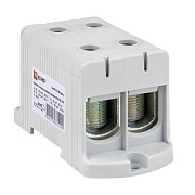 Клемма силовая двойная EKF PROxima 35-150 кв.мм 800 В вводная серая (kvs2-35-150-grey)