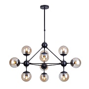 Люстра подвесная Arte Lamp Bolla E14 400 Вт 20 кв.м (A1664SP-10BK)