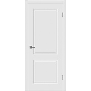 Дверь межкомнатная Мона 700х2000 мм эмаль белая глухая с замком и петлями