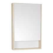 Зеркальный шкаф Aquaton Сканди 550 мм белый/дуб верона