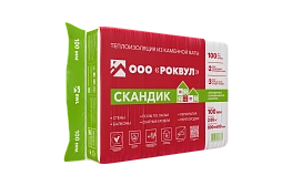 Утеплитель Роквул Лайт Баттс Скандик 800x600x100 мм 2,88 кв. м - фотография 1