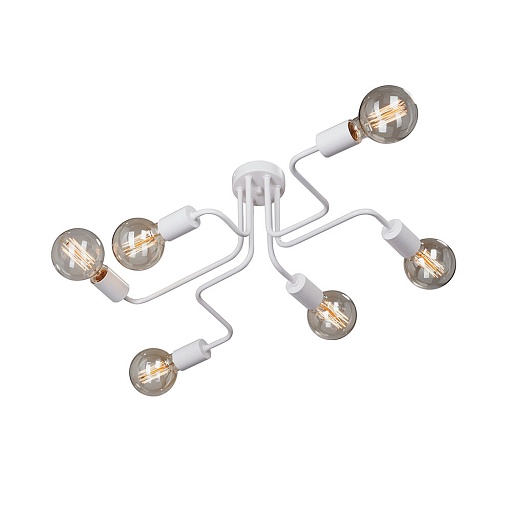 Люстра потолочная Vitaluce V4196 E27 360 Вт 18 кв.м (V4196-0/6PL) Люстра потолочная Vitaluce V4196 E27 360 Вт 18 кв.м (V4196-0/6PL)