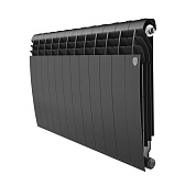 Радиатор биметаллический Royal Thermo BiLiner B 500 мм 12 секций 1" боковое подключение черный Радиатор биметаллический Royal Thermo BiLiner B 500 мм 12 секций 1" боковое подключение черный