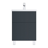 Тумба под раковину AM.PM Gem 60 см напольная графит матовая (M90FSX06022GM32)