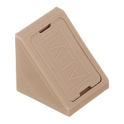 Уголок мебельный пластиковый 21х21х21 мм орех с шурупом (6 шт.) Уголок мебельный пластиковый 21х21х21 мм орех с шурупом (6 шт.)