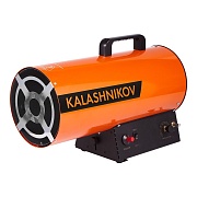Пушка тепловая газовая 9,5-17 кВт Kalashnikov KHG-20 (НС-1456063) прямого нагрева