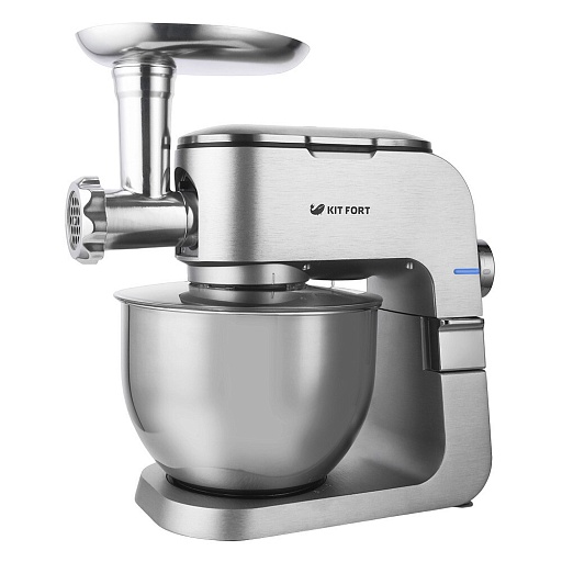 Миксер планетарный Kitfort КТ-1350 1300 Вт 6 л нержавеющая сталь Миксер планетарный Kitfort КТ-1350 1300 Вт 6 л нержавеющая сталь