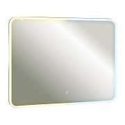 Зеркало с подсветкой прямоугольное 100х80 см с сенсорным включением Abber See (AG6109SL-1.0)