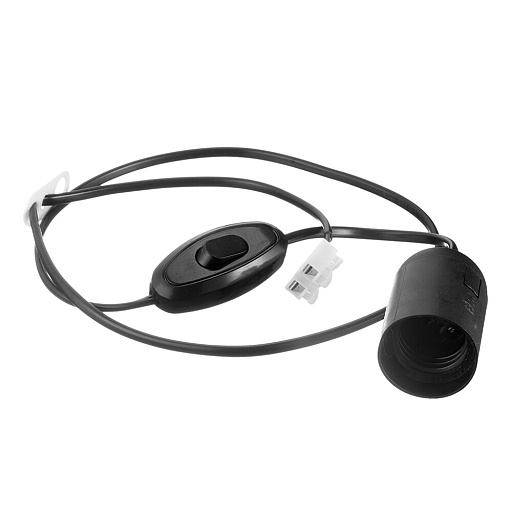 Патрон для лампы E27 Svet ПС 0127 полипропиленовый 880 Вт IP20 подвесной с выключателем (1010-00020/4481/4484)