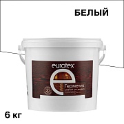 Герметик шовный для дерева Eurotex белый 6 кг