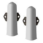 Угол наружный Деконика 100 мм светло-серый Г-профиль (2 шт.)