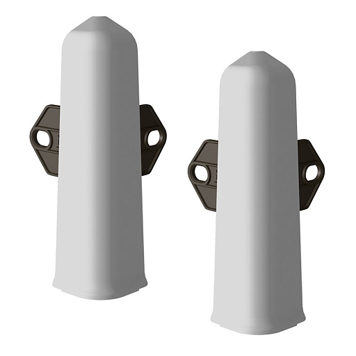 Угол наружный Деконика 100 мм светло-серый Г-профиль (2 шт.)