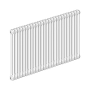 Радиатор стальной трубчатый Irsap Tesi 2 565х1170 мм 1/2 26 секций боковое подключение белый