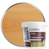 Лак акриловый тонированный Лакра дуб 0,9 кг глянцевый