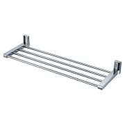 Полка для ванной WasserKraft Leine 635х200х68 мм пластик/металл хром (K-5011)
