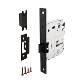 Замок врезной Fuaro Plastic P72-50 для межкомнатной двери под фиксатор черный Замок врезной Fuaro Plastic P72-50 для межкомнатной двери под фиксатор черный