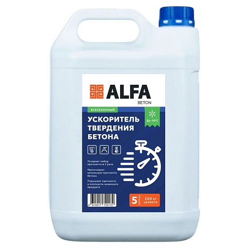 Ускоритель твердения бетона АльфаБетон 5 л
