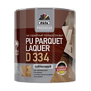 Лак полиуретановый паркетный Dufa Parquet Laquer D334 полуматовый бесцветный 0,75 л