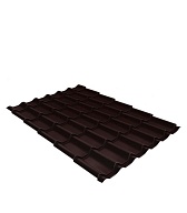 Металлочерепица 1,18х1,15 м 0,5 мм Классик коричневая RAL 8017 rooftop matte Металлочерепица 1,18х1,15 м 0,5 мм Классик коричневая RAL 8017 rooftop matte