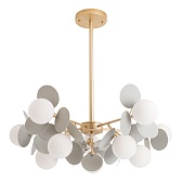 Люстра подвесная Arte Lamp Peacock G9 400 Вт 20 кв.м (A1369SP-10GY)