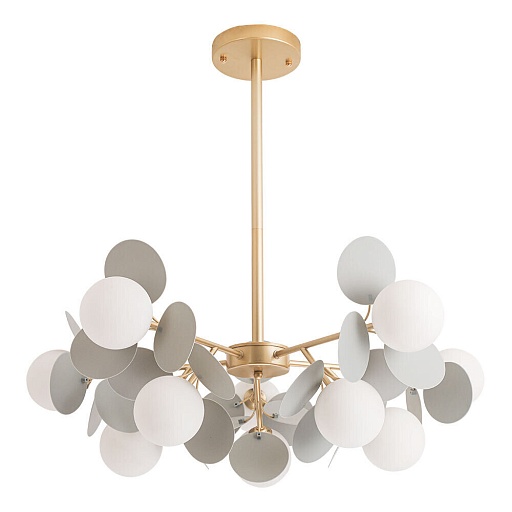 Люстра подвесная Arte Lamp Peacock G9 400 Вт 20 кв.м (A1369SP-10GY) Люстра подвесная Arte Lamp Peacock G9 400 Вт 20 кв.м (A1369SP-10GY)