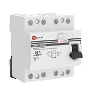 УЗО EKF PROxima ВД-100 80А 3P+N тип AC 300 мА 4,5 кА селективное (elcb-4-80-300S-em-pro) УЗО EKF PROxima ВД-100 80А 3P+N тип AC 300 мА 4,5 кА селективное (elcb-4-80-300S-em-pro)
