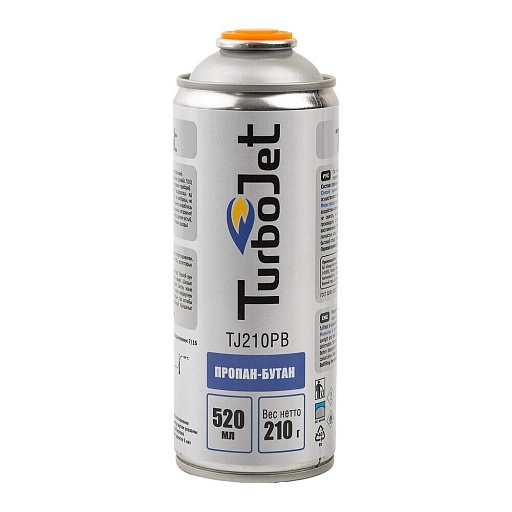 Баллон газовый Turbojet одноразовый 0,52 л Баллон газовый Turbojet одноразовый 0,52 л