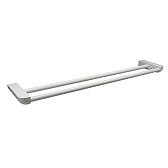 Полотенцедержатель WasserKraft Kammel K-8300 White 655 мм двойной на шуруп металл белый (K-8340W)