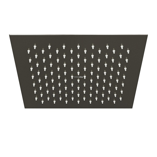 Лейка для верхнего душа WasserKraft 250х250 мм металл графит (A200) Лейка для верхнего душа WasserKraft 250х250 мм металл графит (A200)