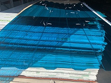 Профилированный поликарбонат МП-20 SUNNEX 0,8 мм бирюза