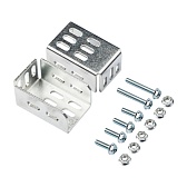 Комплект крепежа EKF PROxima 75х70 мм для профиля-основания шинодержателя наборного стальной (BSKFA) Комплект крепежа EKF PROxima 75х70 мм для профиля-основания шинодержателя наборного стальной (BSKFA)