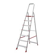 Стремянка алюминиевая 7 ступеней 80-130 мм 1,51 м Новая высота Стремянка алюминиевая 7 ступеней 80-130 мм 1,51 м Новая высота