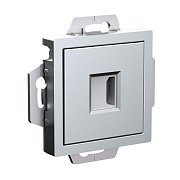 Розетка HDMI Systeme Electric AtlasDesign встраиваемая алюминий (ATN000380)