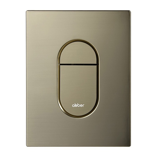 Клавиша смыва для инсталляций Abber пневматическая золото брашированное (AC0124BG) Клавиша смыва для инсталляций Abber пневматическая золото брашированное (AC0124BG)